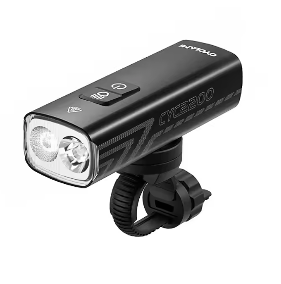CYCLAMI Sykkelfrontlys BR2000 Type-C MTB Vei Høylys Lampe Styre Sykkellys
