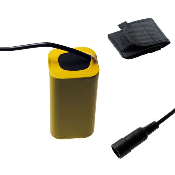 UltraFire 8.4V 18650 sykkellyktbatteripakke for LED-sykkellys, høy kapasitet, oppladbart sykkelutstyr