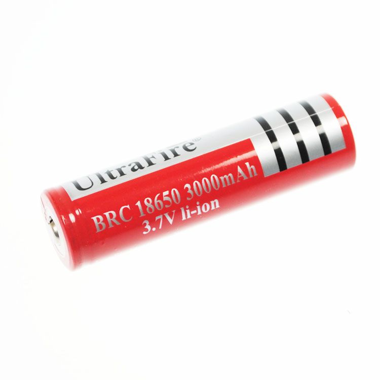 Ultrafire BRC 3000MAH 3.7V LI-ION oppladbart 18650 batteri høy kapasitet langvarig energiforsyning norsk