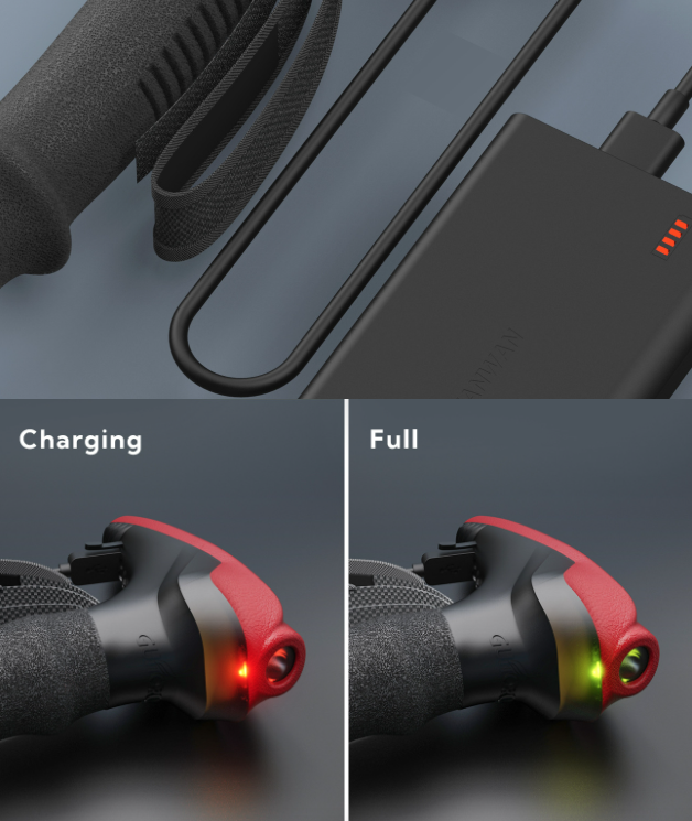 GUITORCH Trail Back LED-turstaver: Lettvekt aluminium vandrestaver for trygge turer