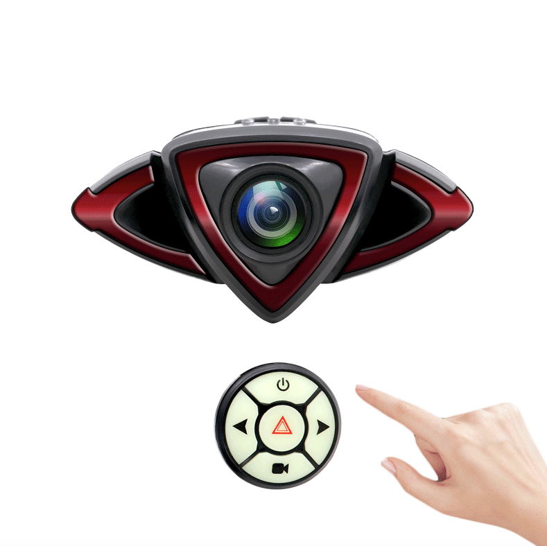 Sykkel baklykt opptaker med 1080P kamera og smart trådløs fjernkontroll med dobbel funksjonalitet for sykkelsikkerhet