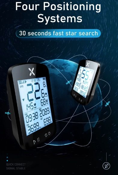 XOSS G+ G2 Sykkelcomputer GPS generasjon trådløs speedometer tracker med tilpasset skjerm og pulssensor