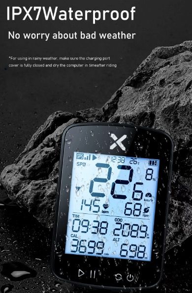 XOSS G+ G2 Sykkelcomputer GPS generasjon trådløs speedometer tracker med tilpasset skjerm og pulssensor