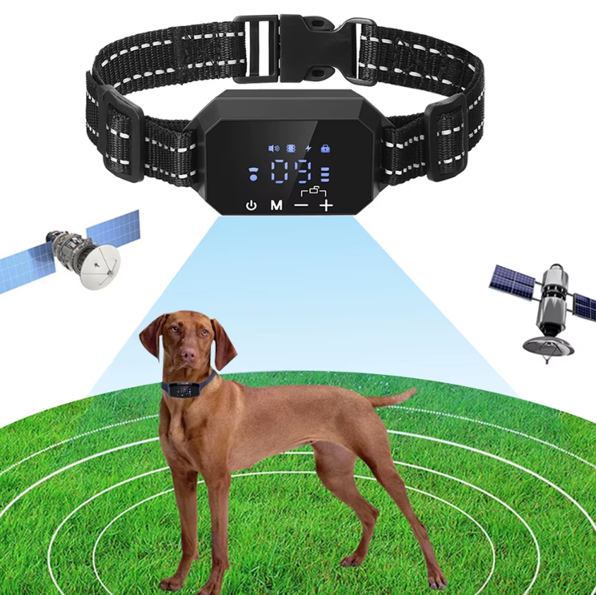 GPS trådløst hundegjerde med justerbar advarselsstyrke og humane treningsmoduser, rekkevidde 100 til 3300 fot