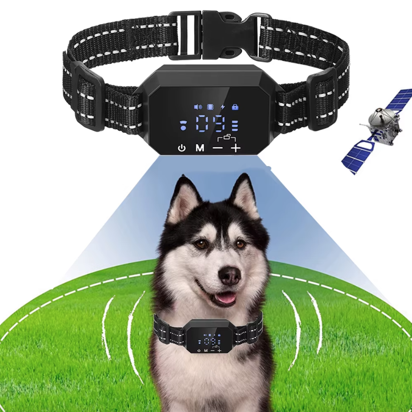 GPS trådløst hundegjerde med justerbar advarselsstyrke og humane treningsmoduser, rekkevidde 100 til 3300 fot