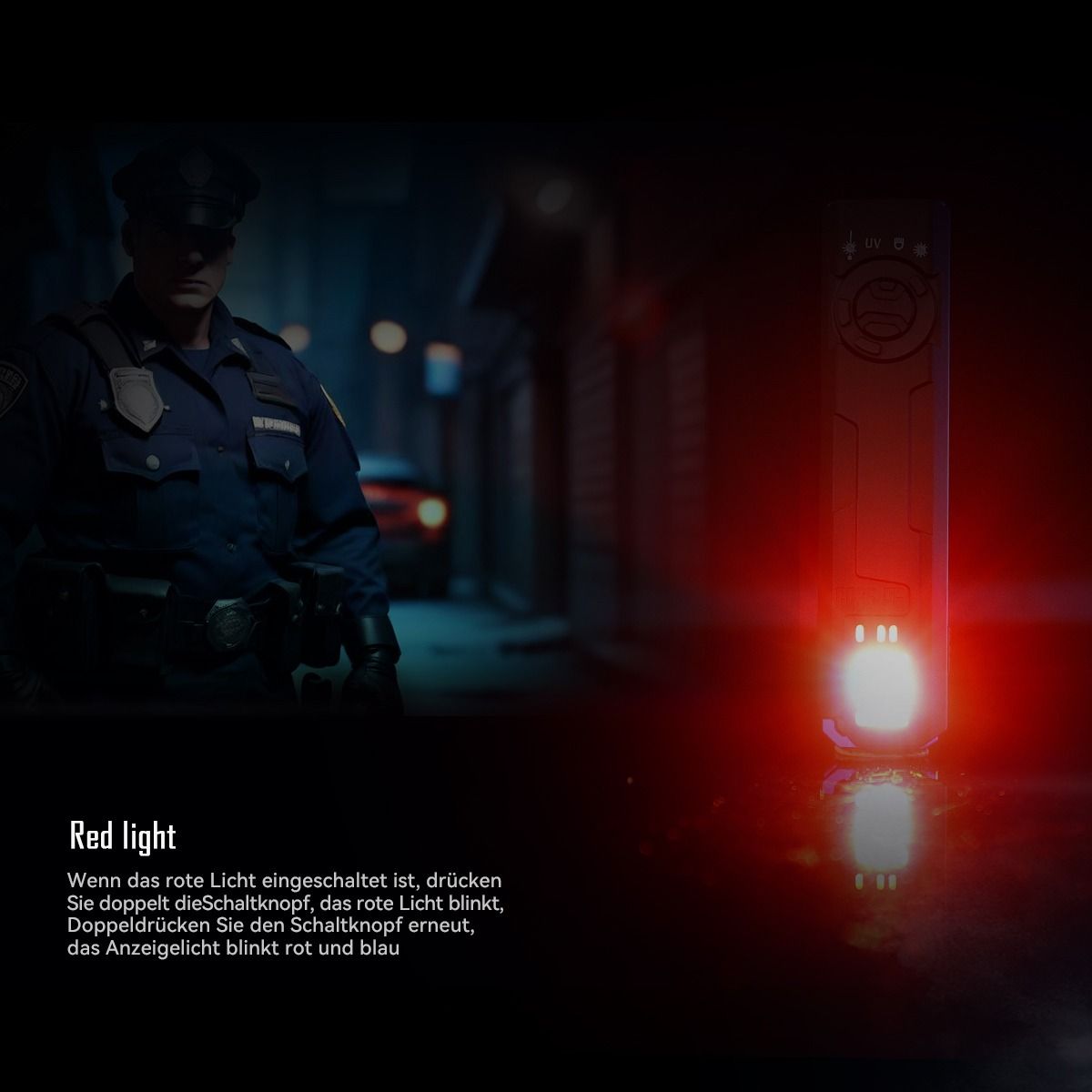 IMALENT GR35 2800 Lumen LED EDC Lommelykt (Grønn)