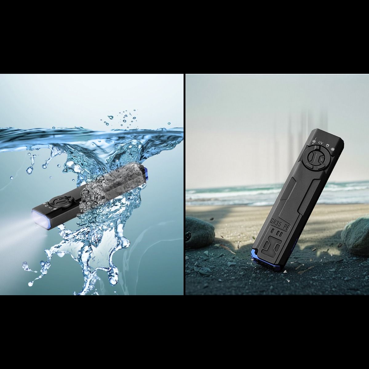 IMALENT GR35 2800 lumen LED EDC-lommelykt (rød)