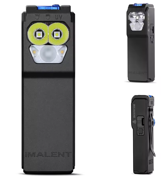 IMALENT GR36 EDC 2800 Lumens Type-C oppladbar magnetisk superlyssterk klipp-på LED-lommelykt
