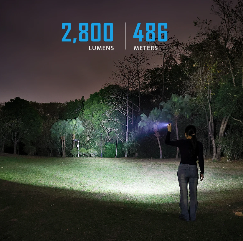 IMALENT GR36 EDC 2800 Lumens Type-C oppladbar magnetisk superlyssterk klipp-på LED-lommelykt