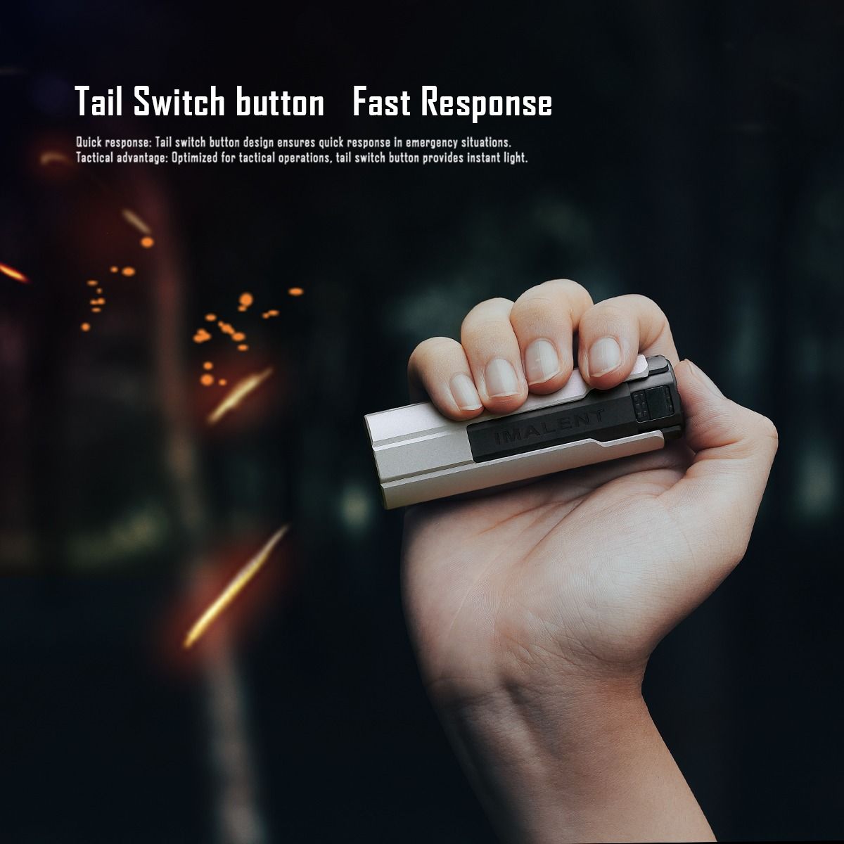 IMALENT LD35 1200 lumen LED Type-C oppladbar EDC-lommelykt