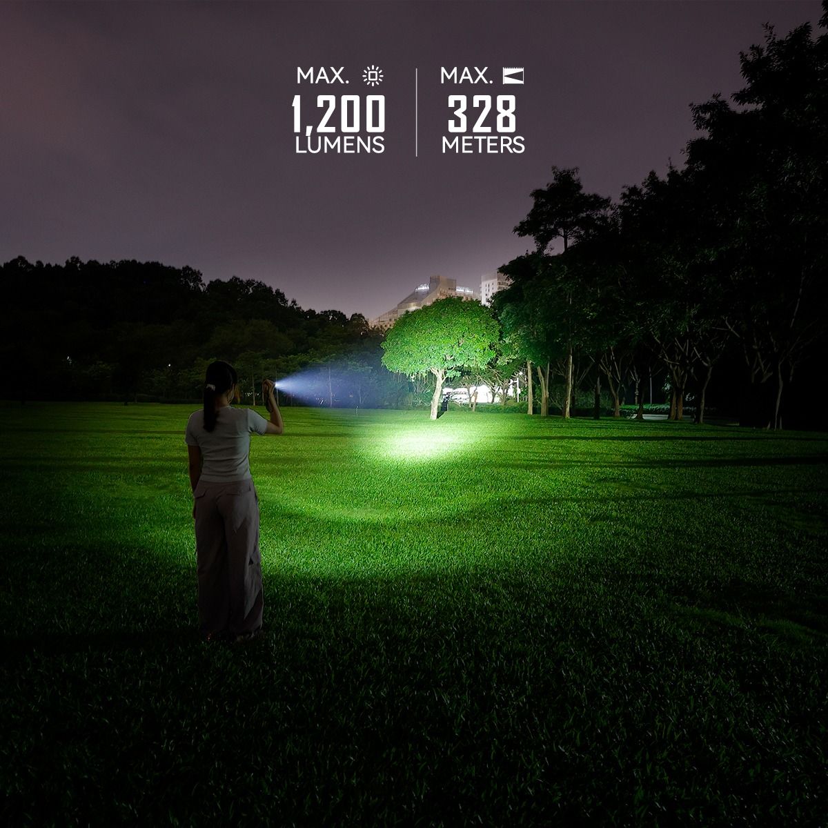 IMALENT LD35 1200 lumen LED Type-C oppladbar EDC-lommelykt