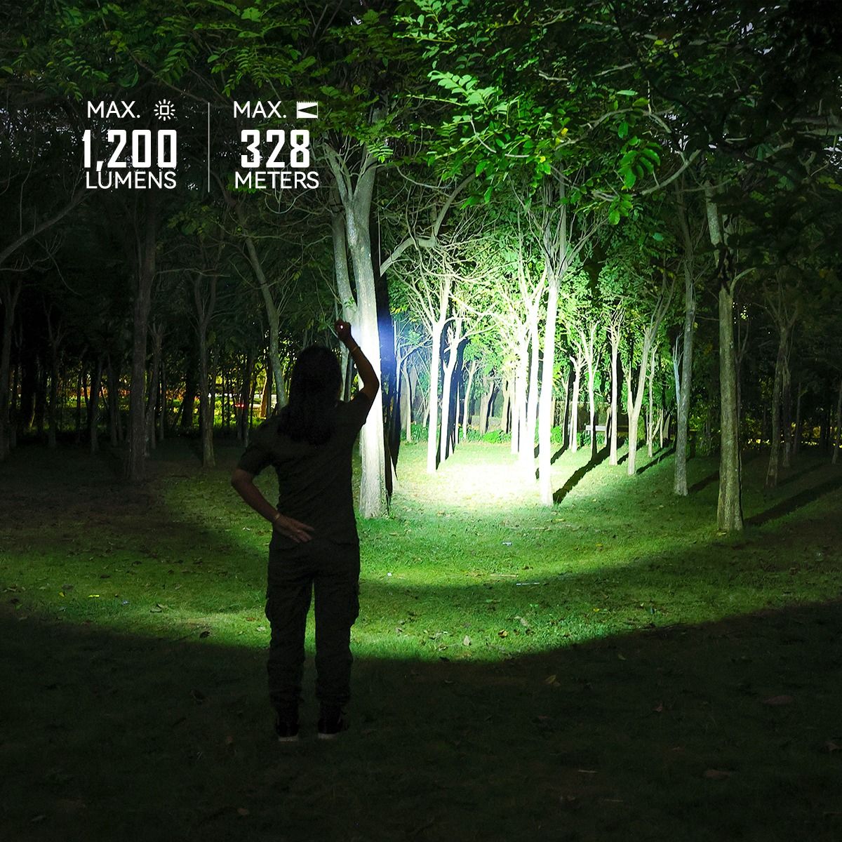 IMALENT LD35 1200 lumen LED Type-C oppladbar EDC-lommelykt
