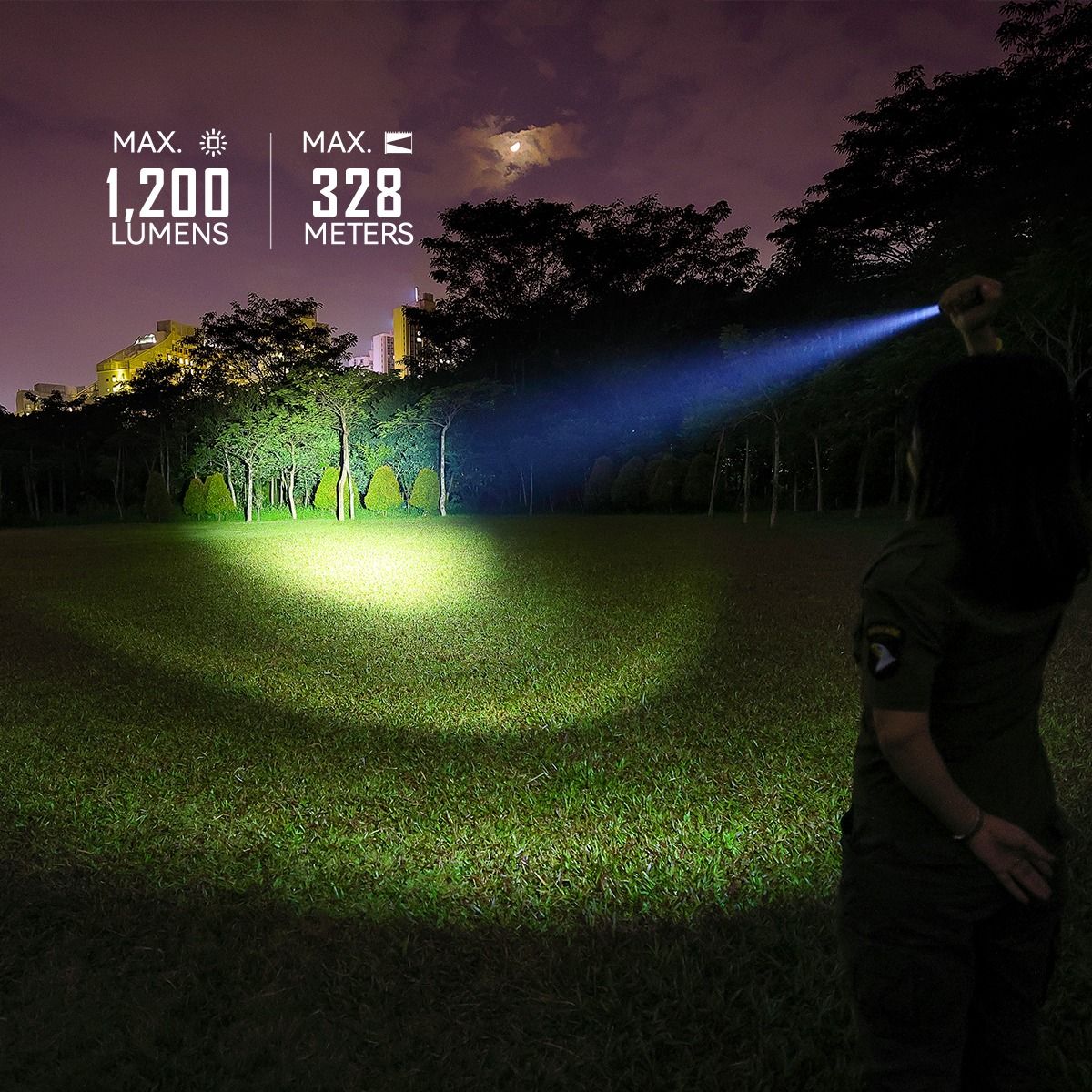 IMALENT LD35 1200 lumen LED Type-C oppladbar EDC-lommelykt