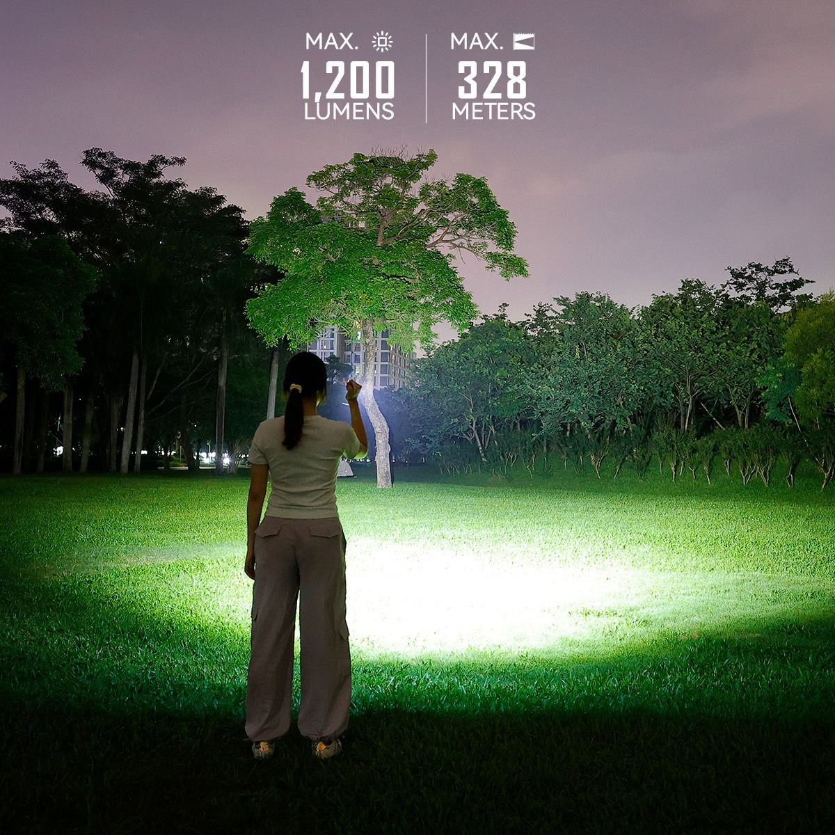 IMALENT LD35 1200 lumen LED Type-C oppladbar EDC-lommelykt