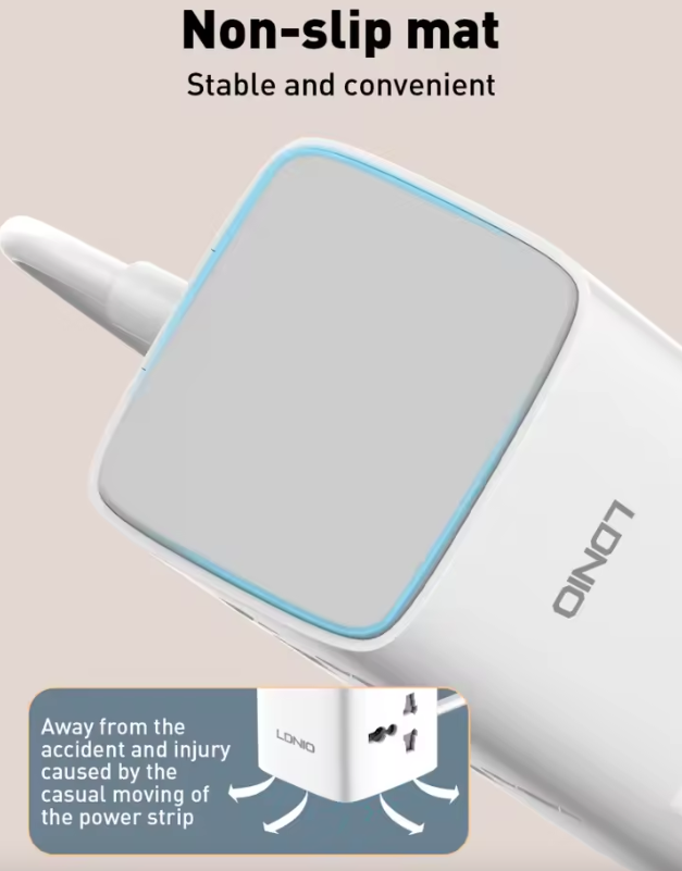 LDNIO Tårn Multi Tap Kube Strømstripe Utganger 70W Ladestasjoner 4 Uttak Linjefilter UK US EU Type Plugg til Universell Adapter