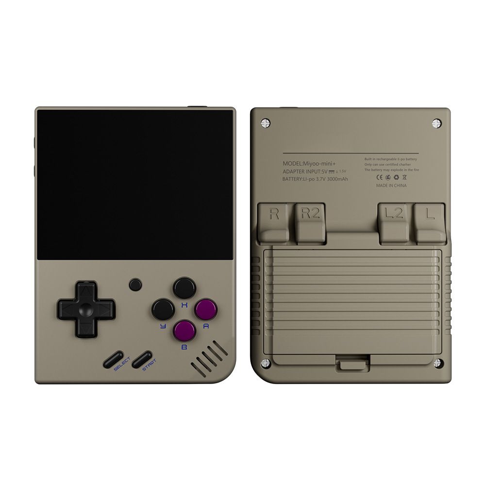 MIYOO Mini Plus bærbar retro spillkonsoll, 3,5-tommers IPS-skjerm, lett, klassiske videospill, kompakt