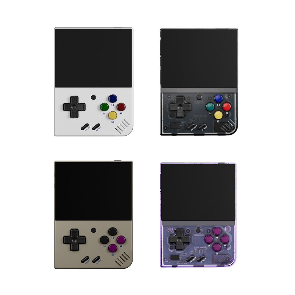 MIYOO Mini Plus bærbar retro spillkonsoll, 3,5-tommers IPS-skjerm, lett, klassiske videospill, kompakt