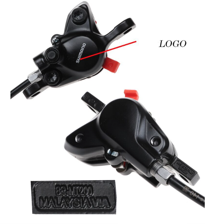 Shimano MT200 Brems MTB Elsykkel Hydraulisk Skivebrems Overlegen Stoppkraft Avansert Teknologi Sort Finish