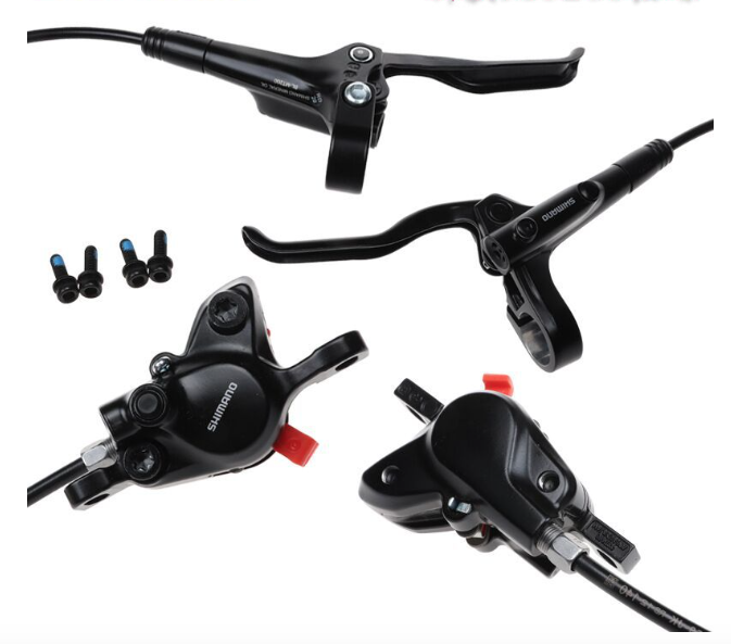 Shimano MT200 Brems MTB Elsykkel Hydraulisk Skivebrems Overlegen Stoppkraft Avansert Teknologi Sort Finish