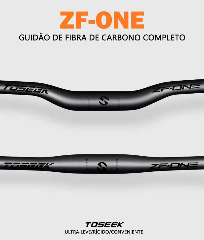 TOSEEK ZF-ONE MTB Carbon-styre 31.8mm Lettvekt Matt Svart 580mm 760mm Ergonomisk design Premium kvalitet