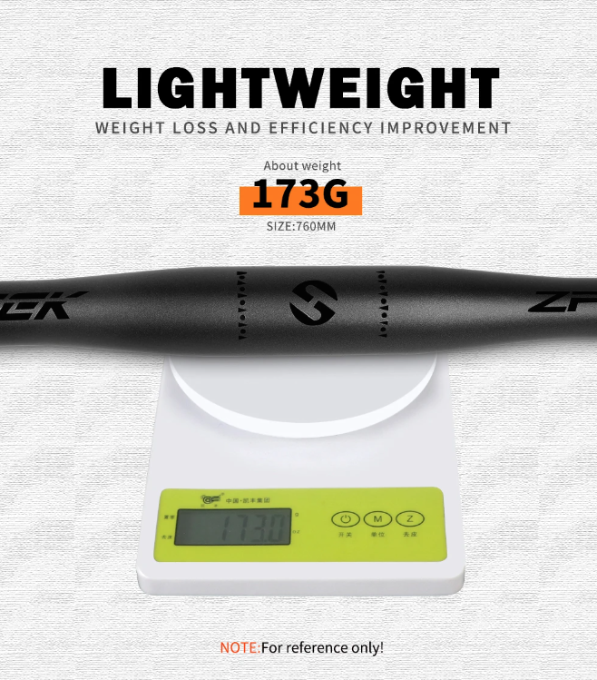 TOSEEK ZF-ONE MTB Carbon-styre 31.8mm Lettvekt Matt Svart 580mm 760mm Ergonomisk design Premium kvalitet