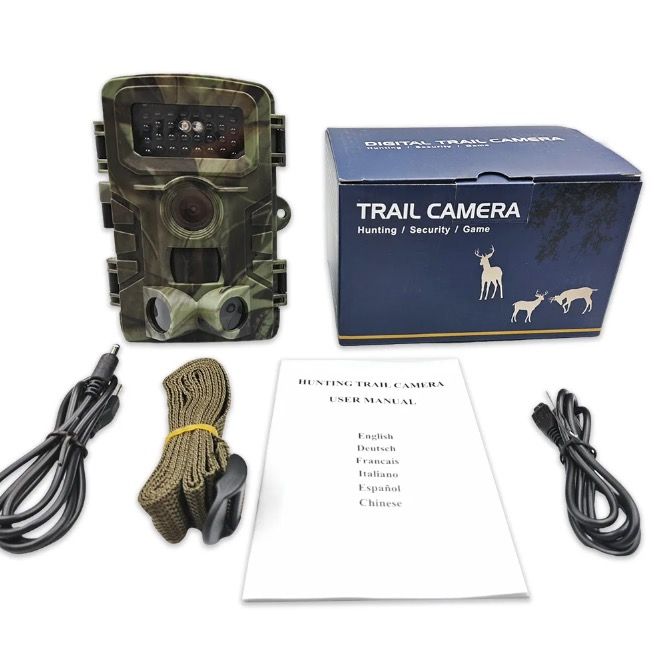 PR700 Trail Camera med infrarød nattvisjon og rask utløser for dyrelivsovervåking og hjemmesikkerhet