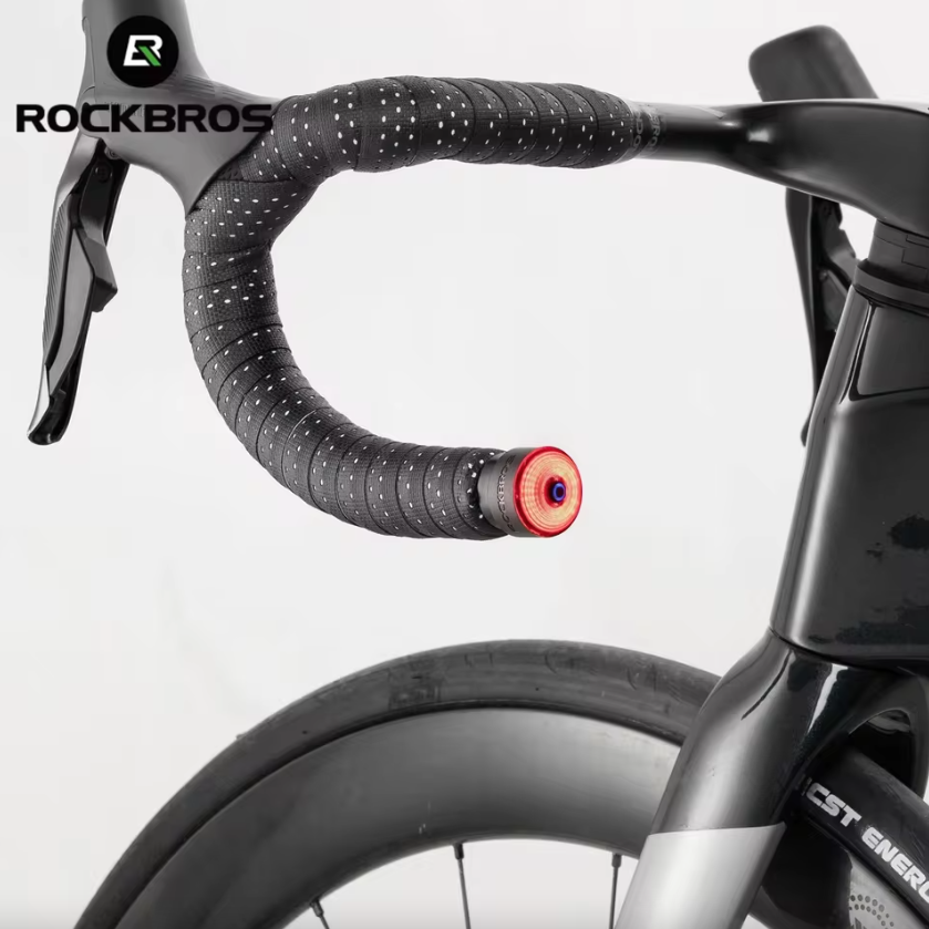 ROCKBROS R0 Styresluttplugg Sykkellys Type-C MTB Landeveissykling Baklykt