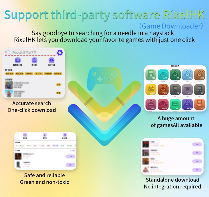 ANBERNIC RG40XX H Håndholdt spillkonsoll Linux 64-bit system 4.0 tommer IPS 3200mAh Retro videospillkonsoll