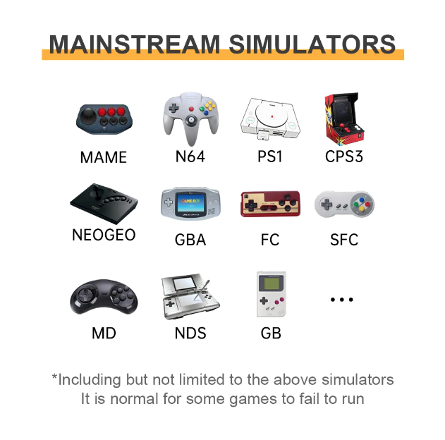 POWKIDDY RGB20S Håndholdt spillkonsoll for retrospilling med RK3326 3,5 tommers skjerm og spillemulatorer for N64 og PS1