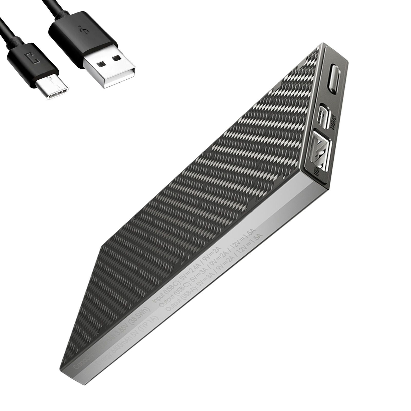 NITECORE NB10000 QC Dobbel port USB-C 10000mAh Powerbank Lettvekts hurtiglading