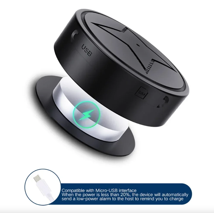 Mini GPS-sporer med sterk magnetfeste for bil, motorsykkel, lastebil, lokalisering i sanntid, anti-tap GPS-sporer