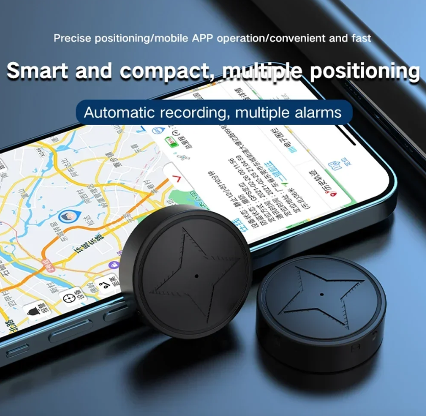 Mini GPS-sporer med sterk magnetfeste for bil, motorsykkel, lastebil, lokalisering i sanntid, anti-tap GPS-sporer