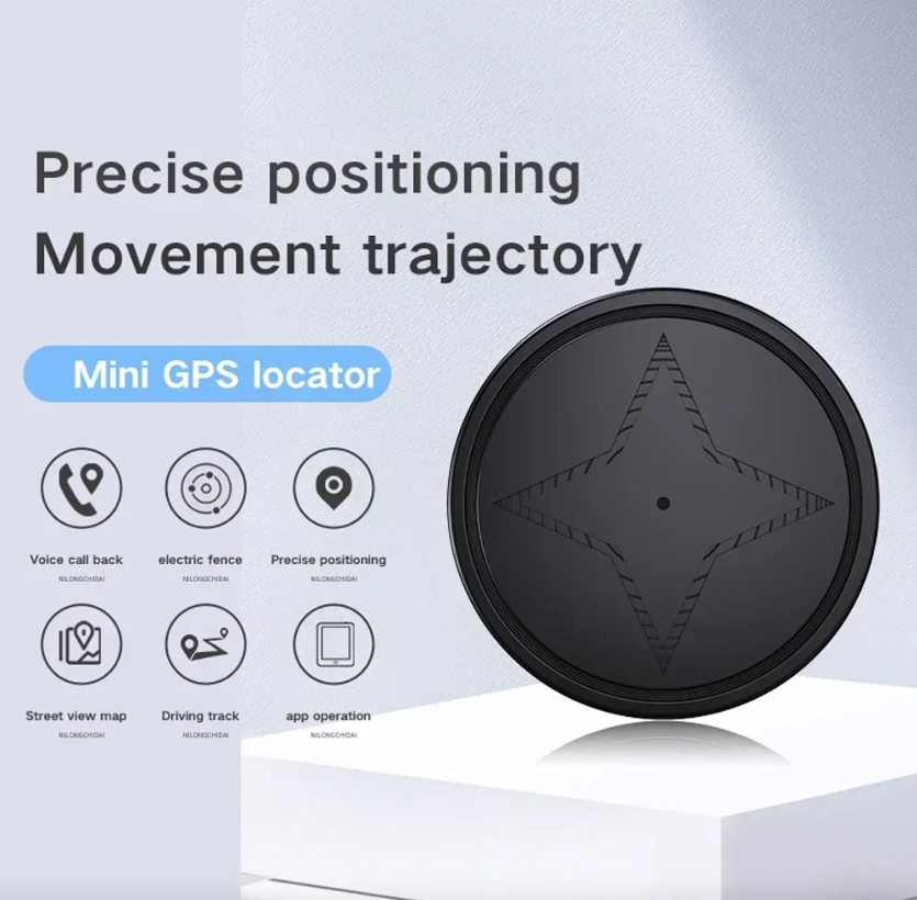 Mini GPS-sporer med sterk magnetfeste for bil, motorsykkel, lastebil, lokalisering i sanntid, anti-tap GPS-sporer