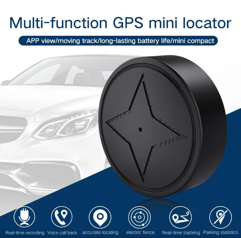 Mini GPS-sporer med sterk magnetfeste for bil, motorsykkel, lastebil, lokalisering i sanntid, anti-tap GPS-sporer