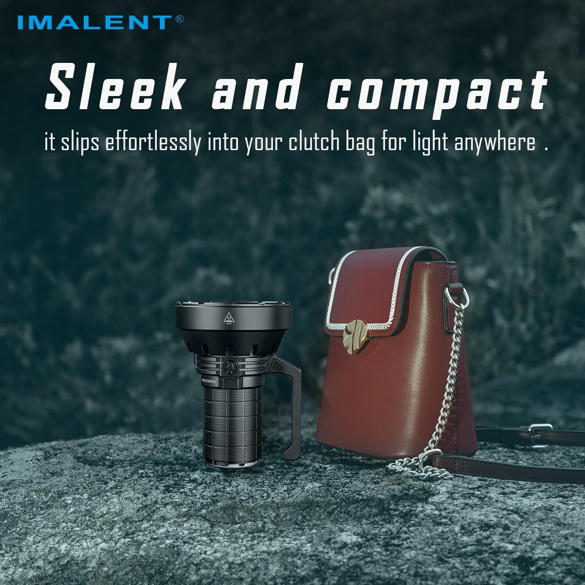 IMALENT SR16 55000 Lumen langstrålende lommelykt 1715 meter LED-lommelykt