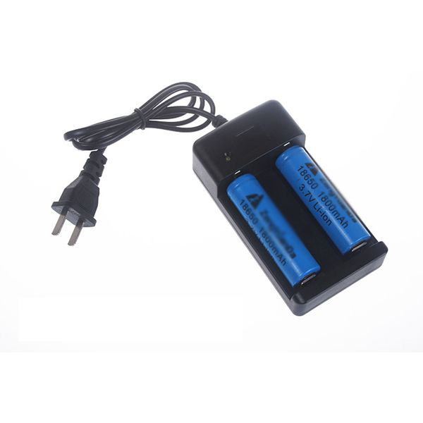 UltraFire Dobbel 18650 26650 Lader Oppladbar Batterilader Trygg For Reise AC 100-240V Universell Kompatibilitet