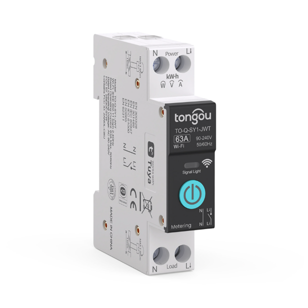 TUYA WIFI Smart Circuit Breaker for Smart Home – trådløs fjernkontrollbryter via APP TONGOU