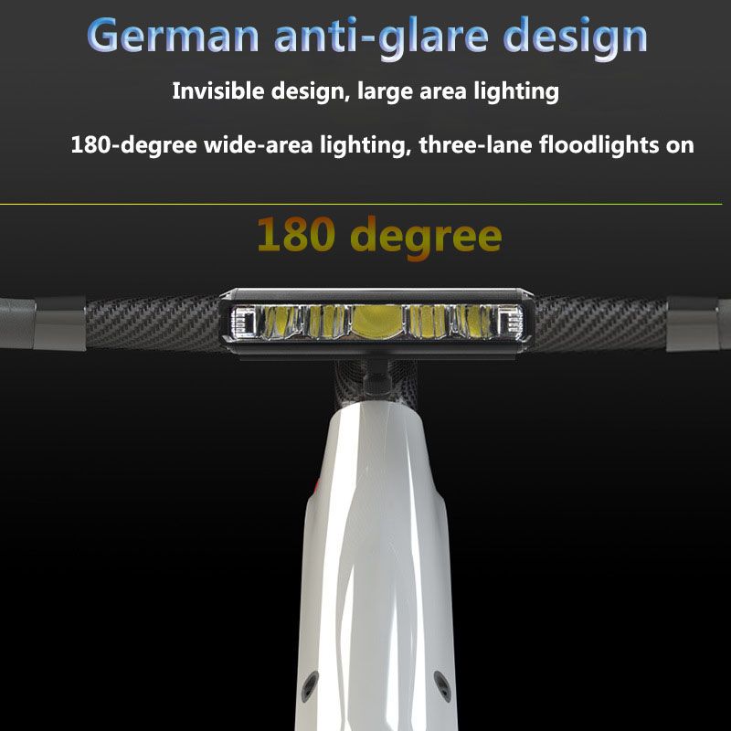 Frontlys for sykkel LED 5200 lumen USB-lading vanntett lommelykt slitesterk MTB-sykkelsikkerhetsutstyr