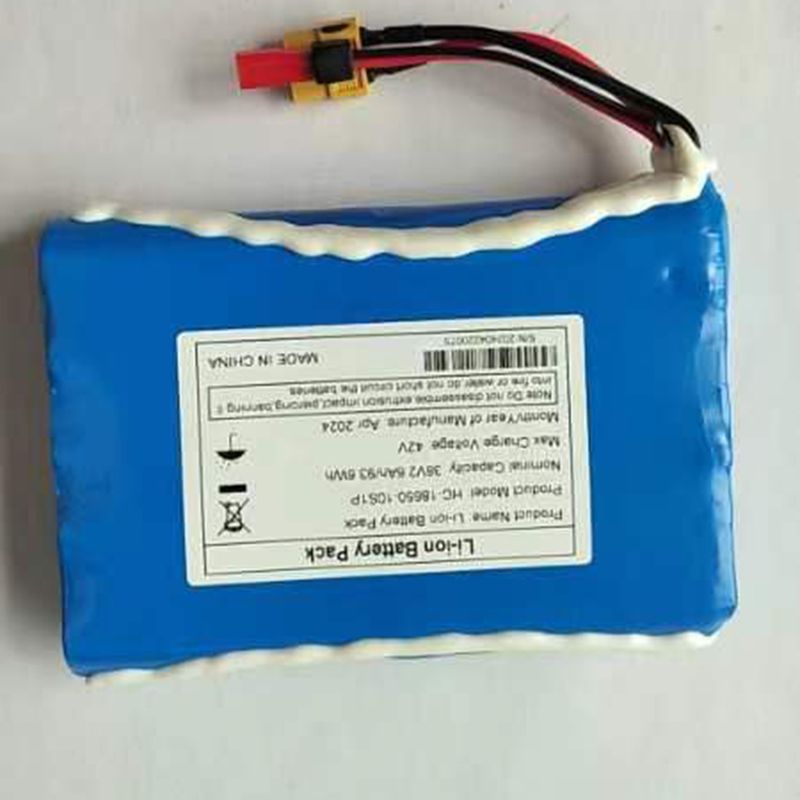 36V Li-Ion elektrisk skateboardbatteri 10S1P høyspentbatteri oppladbart ytelsesbatteri