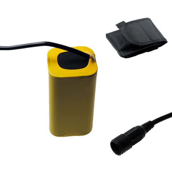 Skruefest grensesnitt 8.4V 4x18650 8800mAh LED sykkel forlys UltraFire vanntett sykkelbatteri
