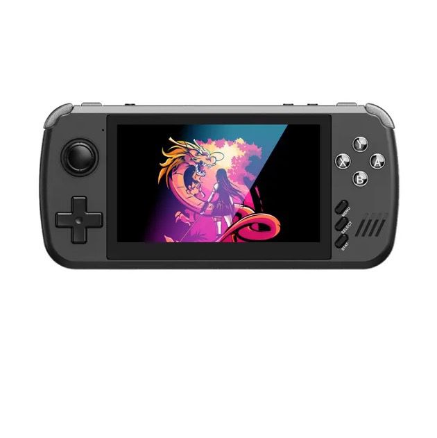 POWKIDDY X39pro Håndholdt videospillkonsoll 4,3 tommer IPS retrospilling med PS1-støtte og HD-utgang