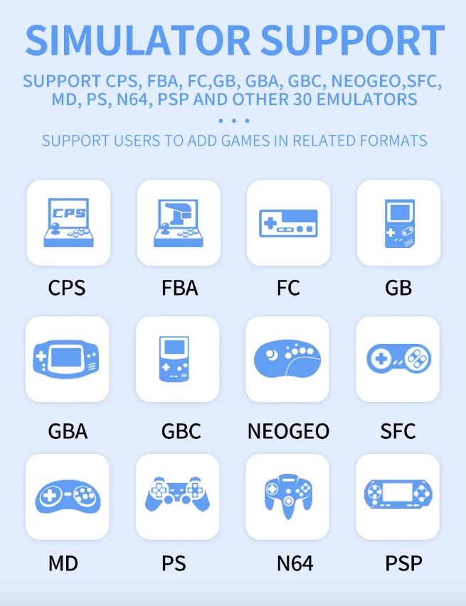 POWKIDDY X55 Håndholdt spillkonsoll Retrogaming 5,5 tommers skjerm IPS-display RK3566-prosessor Spilling på farten