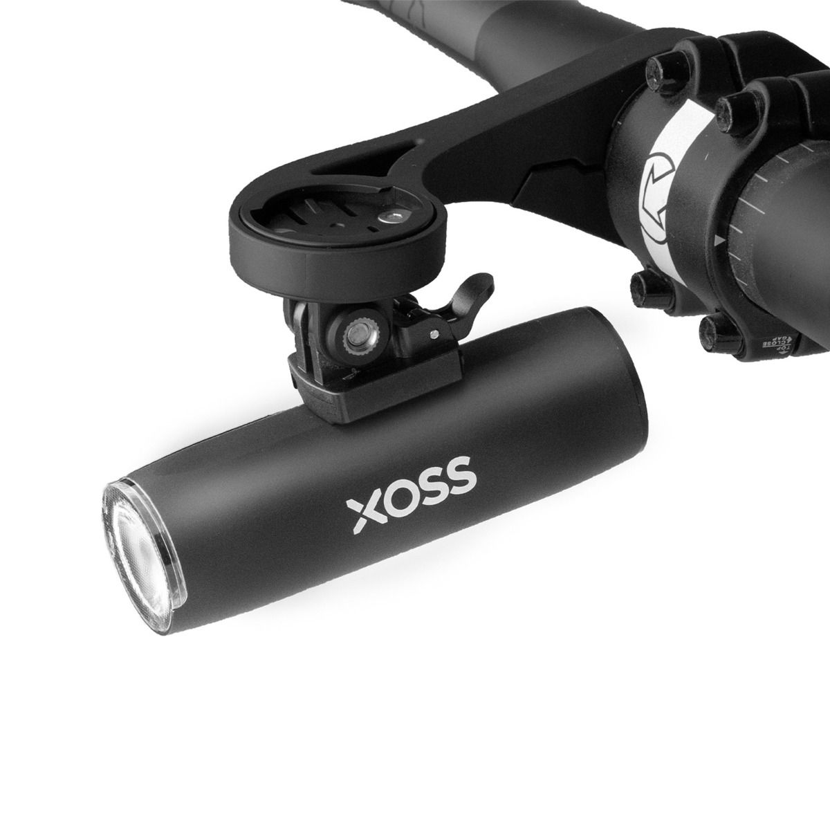 XOSS sykkellykt frontlys 800Lm vanntett USB-oppladbar MTB frontlampe utendørs sykkeltilbehør