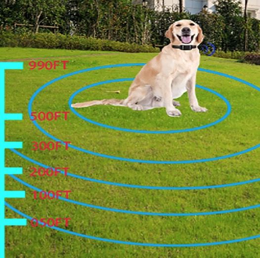 Trådløst elektronisk gjerde for kjæledyr, smart hundetreningsenhet, to-i-ett ergonomisk bjeffekontrollhalsbånd 2025
