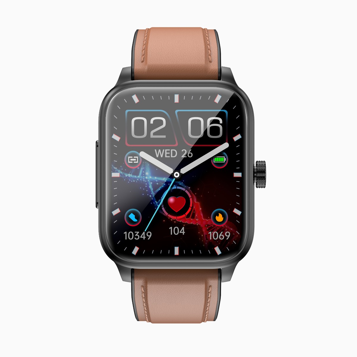 brown leather